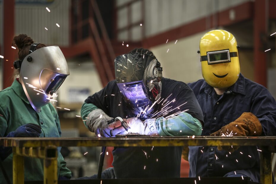 Pellissippi State students welding