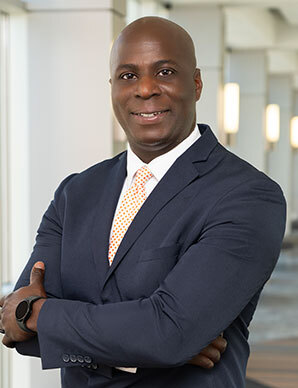 Headshot of Clarence L. Vaughn III, Commencement speaker for Pellissippi State's fall 2023 graduation.