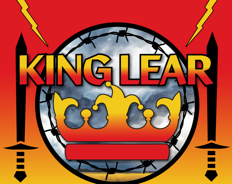 Graphic for King Lear production at Pellissippi State