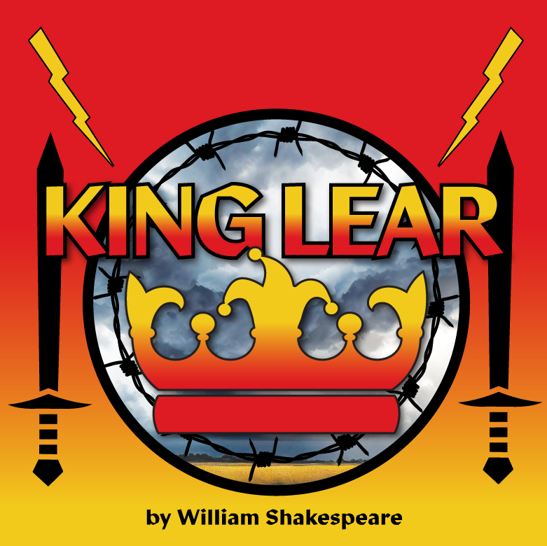 King Lear by William Shakespeare spring performance poster